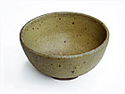 Ochre Tea Bowl w/ Rust Speckles